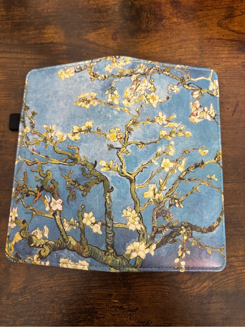 White blossom wallet/checkbook holder - Picture 5 of 11